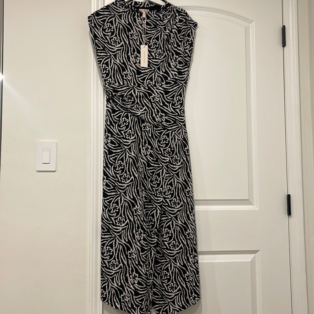 Rebecca Taylor Zebra Lily Jersey Dress size M
